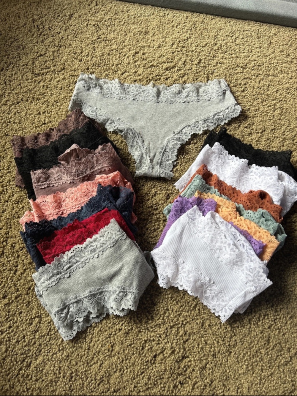 Lace-Trim Cheeky Cotton